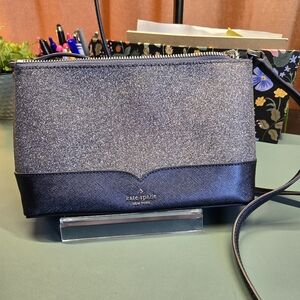KATE SPADE NWOT Glitter Dusk Navy Lola Crossbody